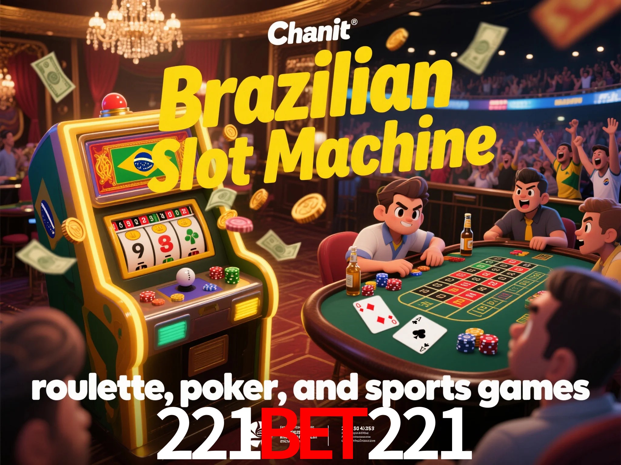 Depositar dinheiro para jogar jogos de cassino.